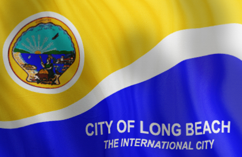 City of Long Beach State of California Flag